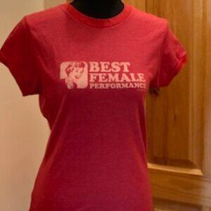 Red Best Female Performance T-shirt